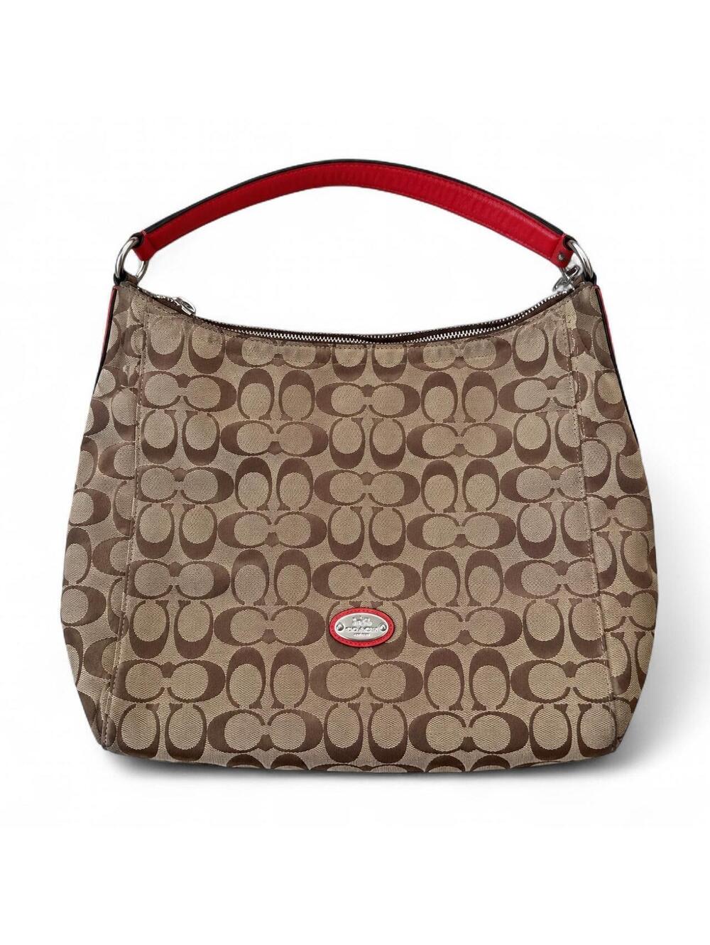 Coach Women's Brown and Tan Bag
